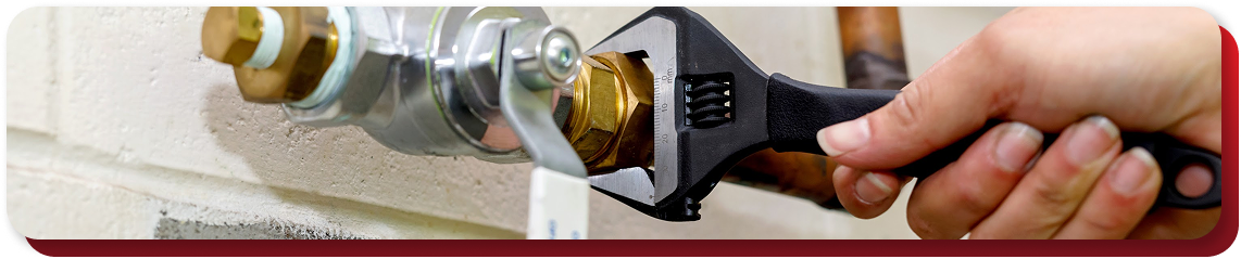 natural gas line being worked on